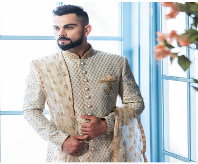 Virat kohli clearance indo western dress